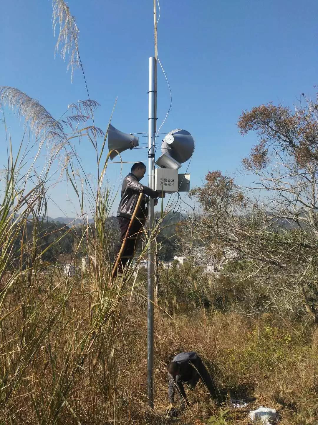 枫朗镇大喇叭奏响森林防火最强音