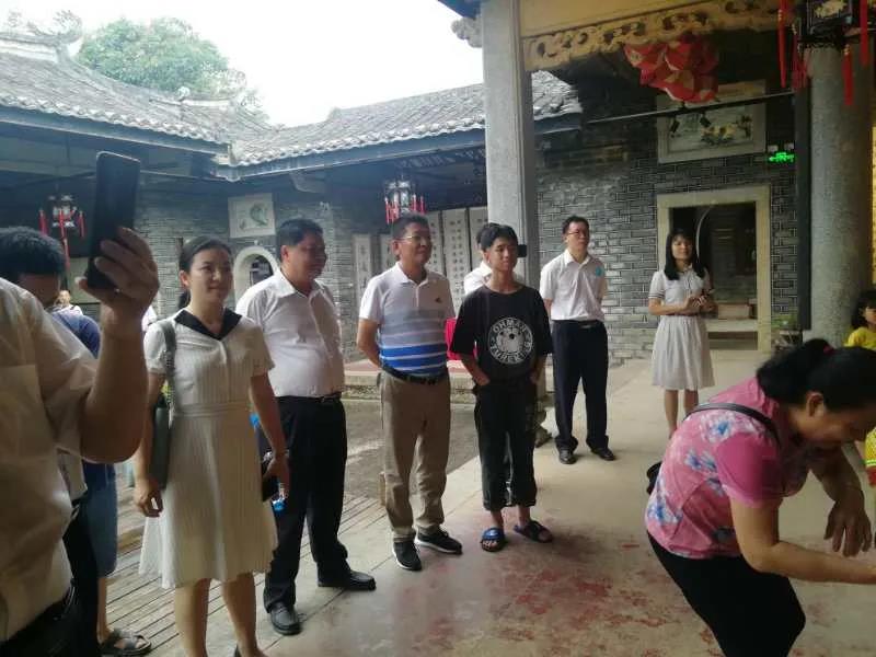 五华县文化广电旅游体育局局长廖焕雄一行莅埔交流学习