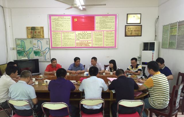 银江镇:广州市官洲街党工委书记卢辞一行到银