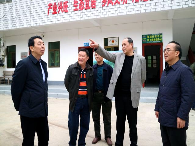 市政协领导到青溪镇青华村开展春节慰问活动