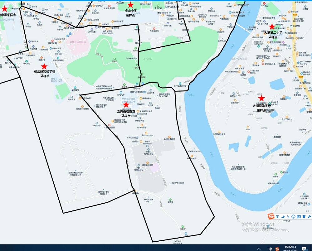 大埔县湖寮镇地图图片