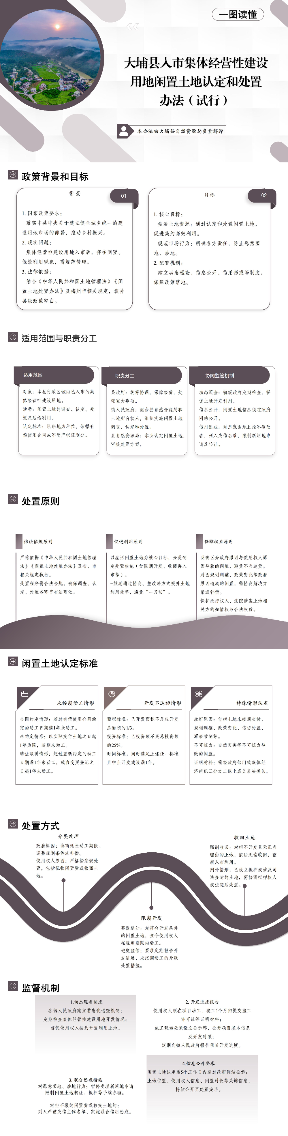 一图读懂｜大埔县入市集体经营性建设用地闲置土地认定和处置办法（试行）.jpg